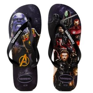 NWT Men's Havaianas Marvel's Avengers Top Flip-flops